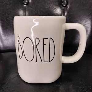Rae Dunn Artisan Collection by Magenta BORED Coffee Mug